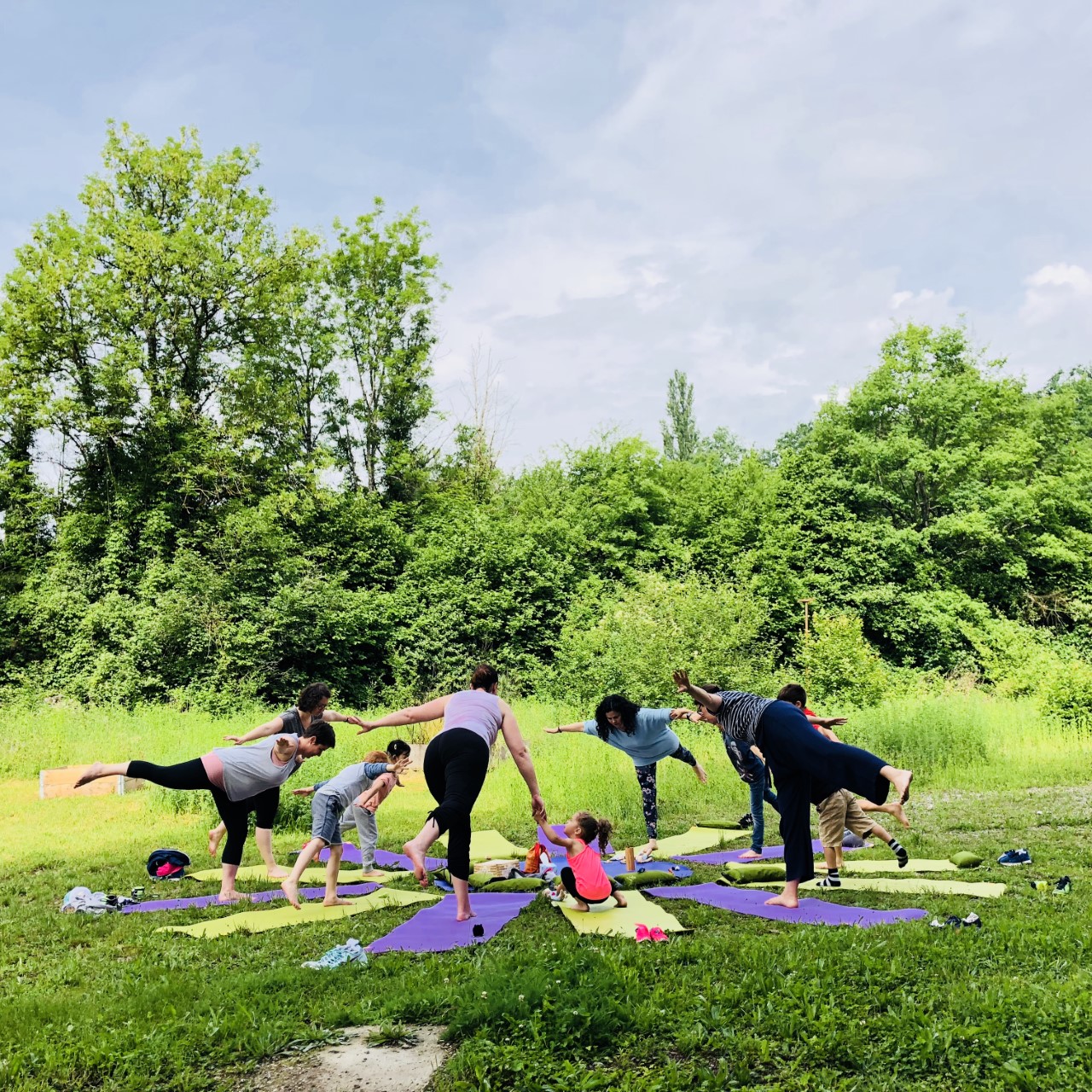 Yoga En Famille Dans La Nature Agenda Nature De Pro Natura Genève